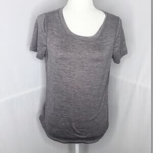 Apana purple grey workout tshirt